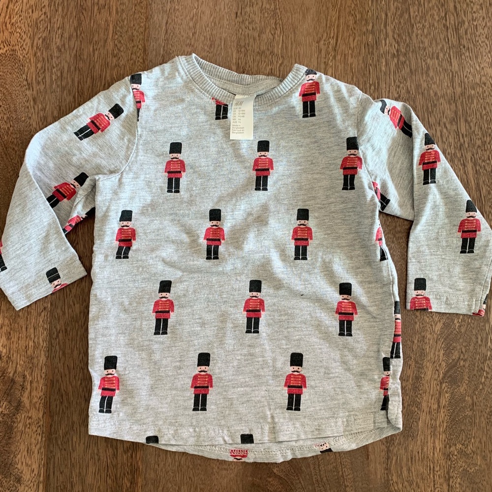 H&M Christmas Drummer Boy Shirt
